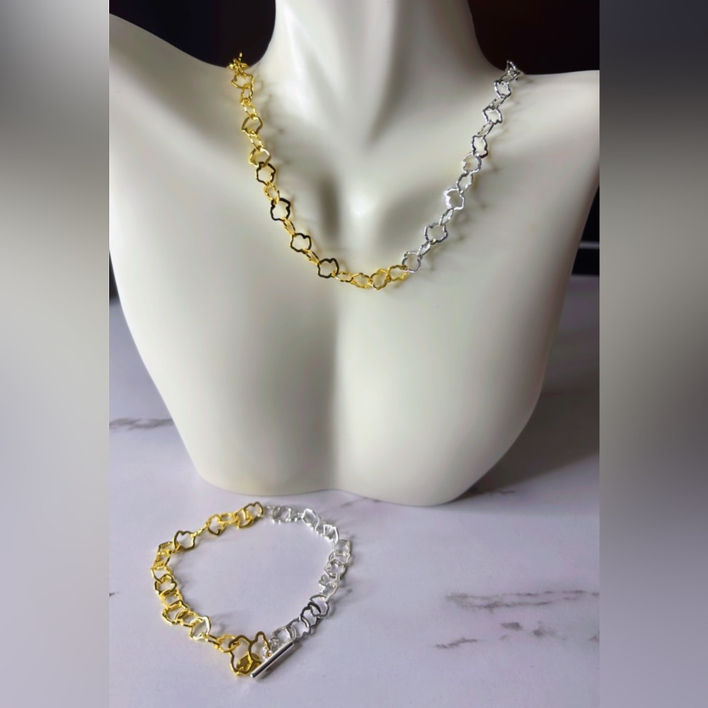 Tous Carrusel two tone ale 925 & vermeil Set